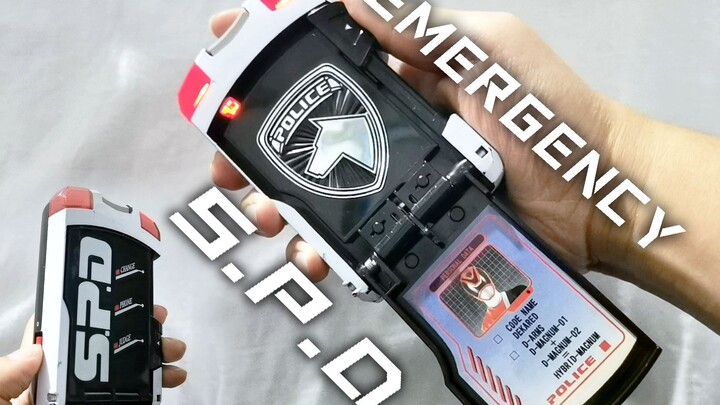 [Random Review] SPD DX Criminal Notebook Special Search Team Criminal Ranger Initial Member Transfor