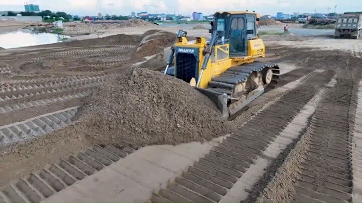 tractor at work