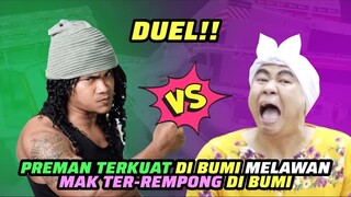Maell Lee vs Mak Beti: Adu Kuat! Preman Terkuat Lawan Mak Terkuat! | PanSos Kap #short
