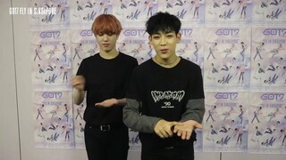 got7 fly in Singapore
