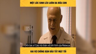 cặp vợ chồng 1 lúc sinh ra 3 đứa con còng lưng ra để nuôi