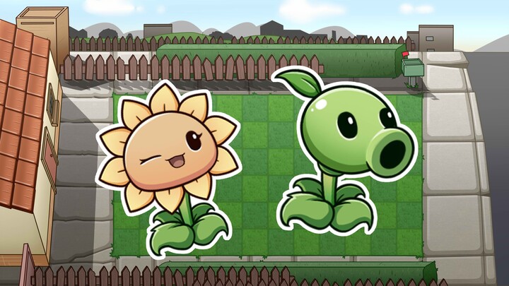[PVZ_LG] Two little ones on the lawn~