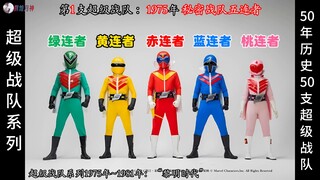 Seri Super Sentai: Sejarah tim Super Sentai 𝟓𝟎 tahun