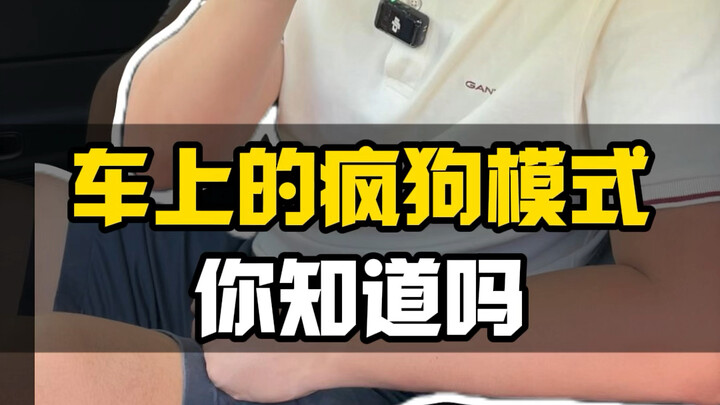 هل تعرف كيف تستخدم "وضع الكلب المجنون" هذا في السيارة؟
