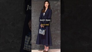 Tallest Korean Actresses 💜✨ #shorts #viral #junjihyun #kpop #bts #kdrama #kactress #fypシ