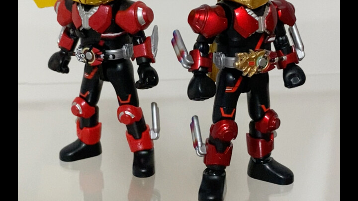 เปรียบเทียบรูปทรงของทรัสเตอร์ Jihu Huowang ที่ซ่อนอยู่ขนาดใหญ่ในไฮไลท์แรกของ Kamen Rider Stars Editi
