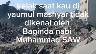 kalo kaliam ngerasa capek, coba fikir gmna capeknya saudara² kita disana