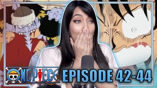 LUFFY VS ARLONG!! NAMI'S FREE!  | ONE PIECE EPISODE 42-44 REACTION