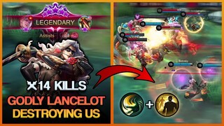 HOW TO COUNTER A FED LANCELOT WITH A TANK | Mobile Legends