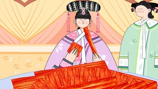 -Empresses in the Palace eating show｜An Lingrong's immersive super spicy spicy strips~