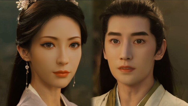 If the "anime version" Han Li & Nangong Wan were to play the real-life version of "A Mortal's Journe
