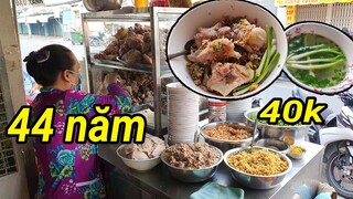 Quán Hủ Tiếu 262 Bùi Hữu Nghĩa 44 Năm Với Xí Quách, Giò Heo 40K, khách đông nghẹt