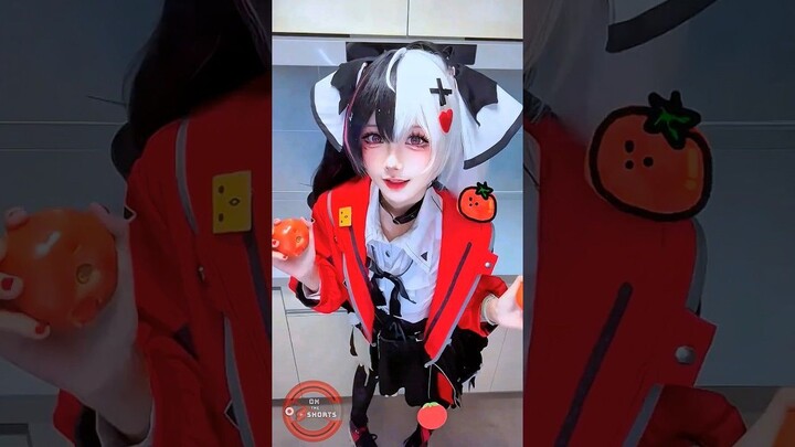 Lacrimosa Cooking So Cute  Neverness To Everness Cosplay #shorts