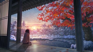 This cherry blossom! This rain! This snow! Aren't these beautiful?