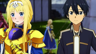 Kirito: Alice, are you here to see Selka?