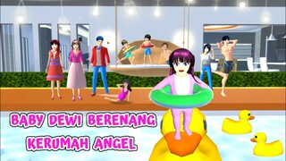 BABY DEWI BERENANG KERUMAH ANGEL | VLOG BABY DEWI - SAKURA SCHOOL SIMULATOR