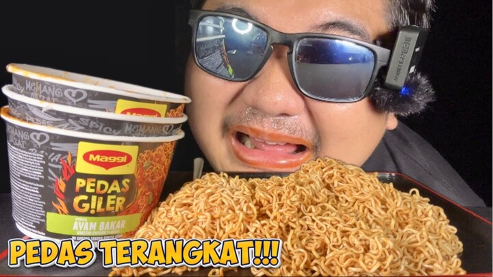 MAGGI PEDAS GILER 🔥 AYAM BAKAR SPICY CHICKEN NOODLE  | (MUKBANG MALAYSIA) ASMR EATING SHOW | CEMIL