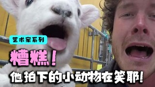 Help! The animals in his photos are really smiling!