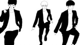 [AMV]Drawing the dance of characters in <Mob Psycho 100>