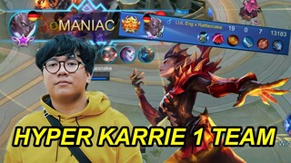 KARRIE HYPER CARRY, META YANG MEMBOSANKAN TAPI AUTO WIN & (BANTAI?)