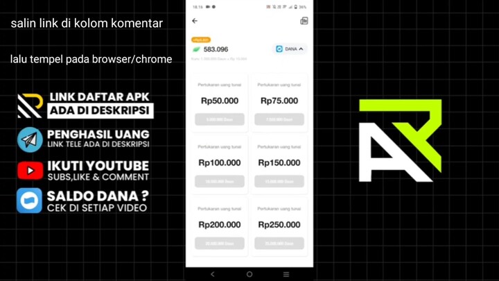 aplikasi penghasil uang 75ribu per hari