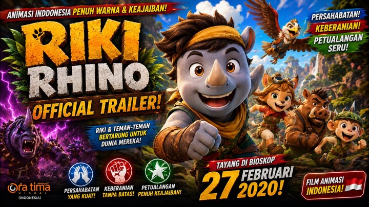 RIKI RHINO – Official Trailer! 🇮🇩