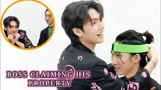 BOSSNOEUL | BOSS STEALING A KISS..... NOEUL WAS EXTREMELY JEALOUS 🤭👀