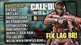 CONFIG CODM FIX LAG BR 60FPS SMOOTH | LAG FIX CALL OF DUTY MOBILE SEASON 12 [GAMERDOES]