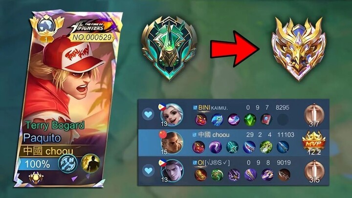 THIS IS WHAT HAPPEN WHEN TOP 1 GLOBAL IMMORTAL PAQUITO BACK TO EPIC!! - MLBB