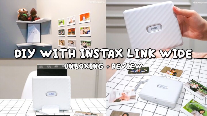 Review Fujifilm Instax Link Wide Smartphone Printer 2021 | DIY Home Decor