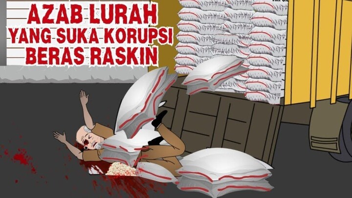 AZAB KADES KORUPSI RASKIN MATINYA PUN TERTIMBUN BERAS RASKIN  SINETRON AZAB