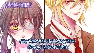 Coloring The Character with A Warm Gaze