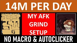 MY 14M DAILY AFK GRIND SETUP (NO MACRO)