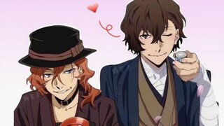 [Perspektif ganda Taizhong CP] Meskipun saya tidak dapat mengungkapkannya dengan baik, saya sangat menyukai Anda. | Bungo Stray Dog Double Black - Osamu Dazai x Zhongyuan Zhongya - Wenye Taizhong CP X