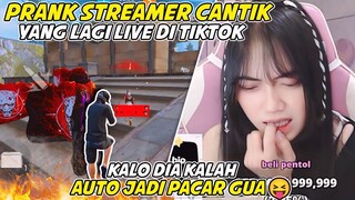 PRANK LIVE STREAMER CANTIK DI TIKTOK 😍. BY ONE ‼️ KALAU DIA KALAH LANSUNG JADI PACARR GUA 🤫