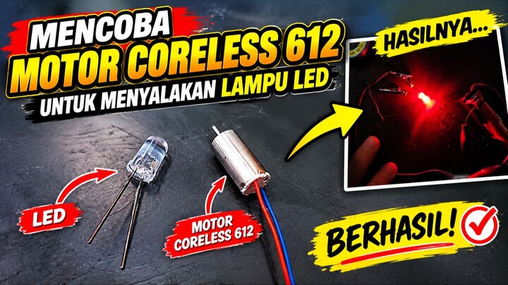 Motor Kecil Untuk Menyalakan Lampu LED