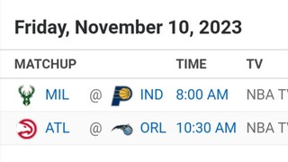 NBA Picks l November 10, 2023 l Philippine Time | Pinoy Silent Picks