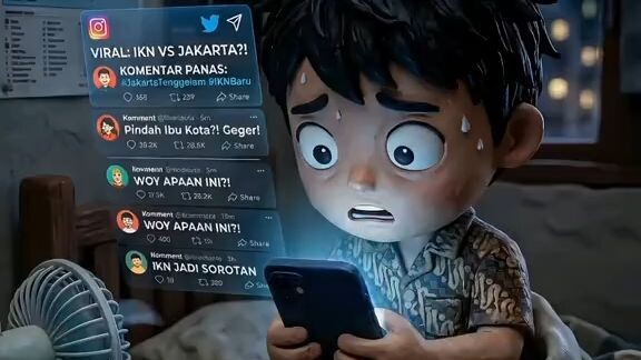 Jakarta masih ibu kota… tapi IKN terus dibangun. Netizen langsung terbelah jadi dua kubu 😳