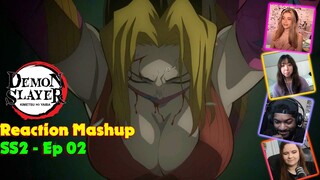 Demon Slayer / Kimetsu no Yaiba Season 2 Episode 2 Reaction Mashup - 鬼滅の刃 2期 2話