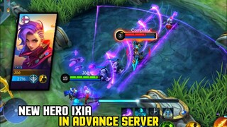 NEW HERO IXIA AVAILABLE IN ADVANCE SERVER MOBILE LEGENDS || MLBB UPCOMING HERO 2023