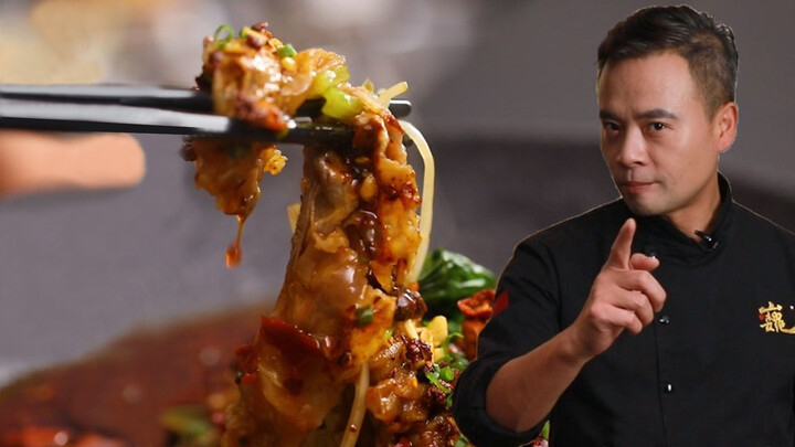 Top Chef teaches you to cook boiled fatty beef in Chinese restaurant