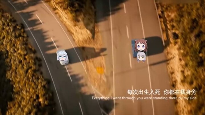 仓田真白：当太阳升起时，就把昨天忘掉。ksm&ykn：seeyouagain！😄【夢ノ結唱 POPY&ROSE short.ver】