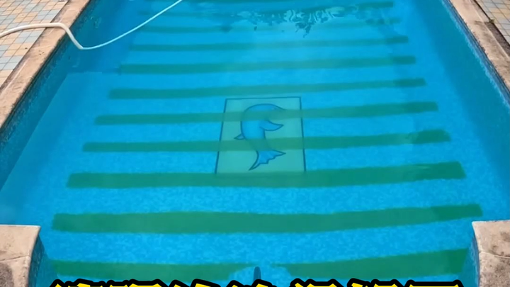 清理泳池很解压