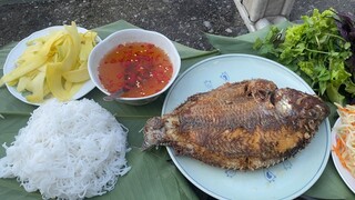 Cá Cuốn Bên Hồ cùng 2 Bố….