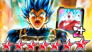 (Dragon Ball Legends) 14 STAR LF EVOLUTION BLUE VEGETA WITH NEW UNIQUE EQUIPMENT!