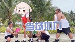 [Mashiro Kanon/Mature] Japanese Lolita checks out a muscular man with slicked-back hair and joins ri