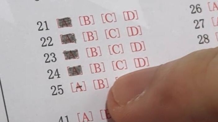 The most frightening episode during the exam