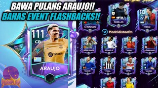 HOKI BAWA PULANG ARAUJO OVR 111 EVENT FANTASI!! BAHAS RUMOR EVENT FLASHBACKS FIFA MOBILE INDONESIA!!