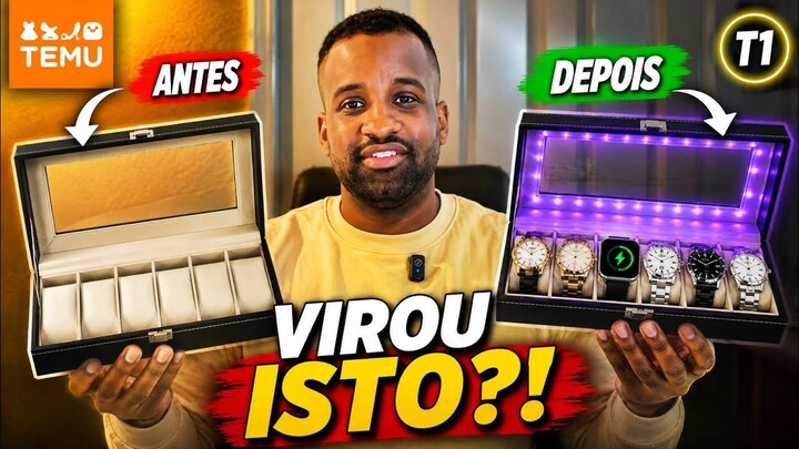 TRANSFORMEI UMA CAIXA DE RELÓGIO COMUM NUMA CAIXA TECNOLÓGICA!