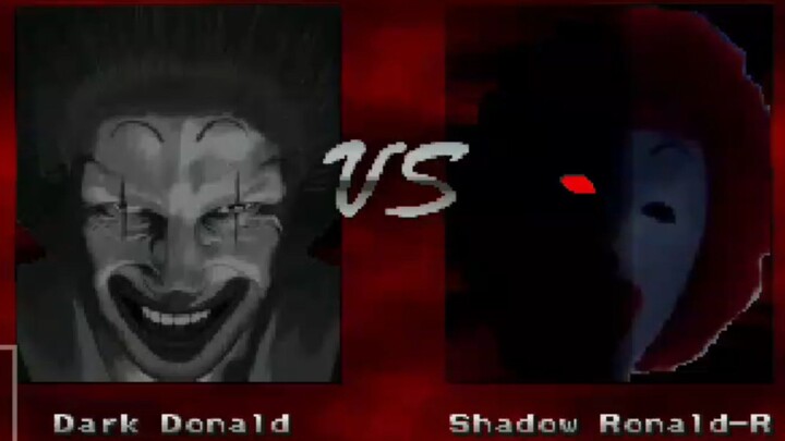 WINMUGEN  BATTLE: dark Donald vs shadow ronald-r (both 1p)
